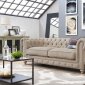 Oxford Sofa TOV-S19 in Beige Linen by TOV Furniture w/Options