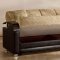 Luna Marletto Mustard Sofa Bed by Sunset in Fabric & Leatherette