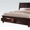 Grayson Bedroom in Dark Walnut by Acme w/Optional Casegoods