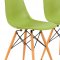 Dover Set of 4 Dining Chairs EP19G in Green by LeisureMod