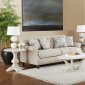 Burbank Sofa in Ecru Fabric by Klaussner w/Options