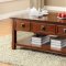 CM4367 Stafford Coffee Table in Dark Oak w/Lift Top & Options