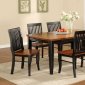 CM3101T Earlham 5Pc Dinette Set in Black & Oak w/Options