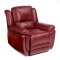 Lombardi Power Reclining Sofa & Loveseat Salsa Leather