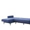 Parker Sectional Sofa in Corvet Navy Fabric by Bellona