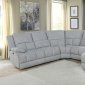 Belize Power Motion Sectional Sofa 602560P in Gray by Coaster