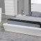 Nelly Bedroom in High Gloss White w/Options by Whiteline