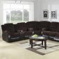 Chocolate & Espresso Two-Tone Modern Motion Sectional Sofa