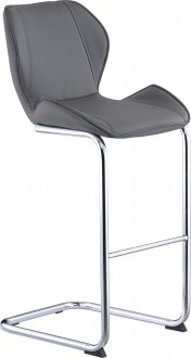 D1446BS-GR Set of 4 Bar Stools in Grey by Global