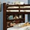 CM-BK459EX Fairfield Twin/Twin Bunk Bed in Dark Walnut