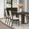 Kelly Dining Set 5Pc 107961 in Dark Gray by Coaster w/Options