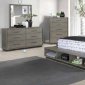 Derbyshire Bedroom 223201 in Grey Oak by Coaster w/Options