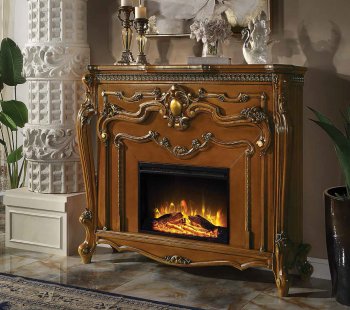 Picardy Fireplace AC01344 in Honey Oak by Acme [AMFP-AC01344 Picardy]