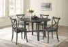 Kendric Dining Room Set 5Pc 71895 in Rustic Gray by Acme