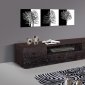 Wenge Finish Modern Elegant Entertainment TV Center