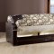 Melani Mustard Two-Tone Living Room Sleeper Sofa w/Storage Unit