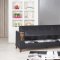 Almira Sofa Bed in Zen Black Leatherette by Casamode w/Options