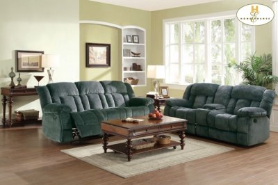 Laurelton Reclining Sofa 9636CC in Charcoal by Homelegance