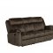 U7303 Reclining Sofa in Brown by Global w/Options