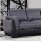 Willow 433003 Sofa & Loveseat in Grey Fabric by New Spec