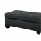 Phelps Sectional Sofa & Ottoman 9789DG - Dark Gray - Homelegance