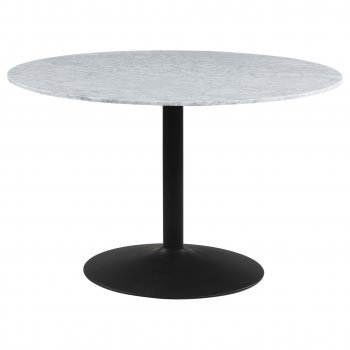 Bartole Dining Table 108020 Marble & Black by Coaster w/Options [CRDS-108020 110272 Bartole]