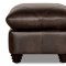 Solomon Sofa & Loveseat Set in Brown Full Italian Leather