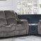 U3118C Motion Sectional Sofa - Mocha Fabric by Global