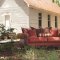 Multi-Tone Fabric Traditional Living Room Sofa w/Rolled Arms