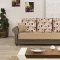 Viva Mode Sofa Bed in Brown Fabric by Casamode