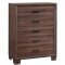 Brandon 4Pc Youth Bedroom Set 205321 in Warm Brown by Coaster