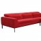 Clayton Sectional Sofa 31240 in Red Fabric by VIG