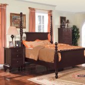 49-4280 Traditional Style Bedroom with Posts