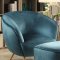 Aislin Accent Chair 59655 in Teal Velvet by Acme w/Option