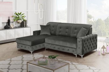 Verso Mini Sectional Sofa in Gray by Skyler Design [SKSS-Verso Mini-Gray]