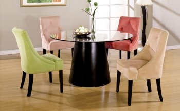 CM3850T Montecito Dining Table in Espresso w/Glass Top & Options [FADS-CM3850T Montecito]