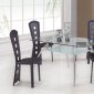 Glass Top Modern 5Pc Dining Set