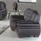 7174 Sofa in Black Bonded Leather w/Options