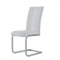 D915DC Set of 4 Dining Chairs in White by Global