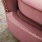 Frolick Accent Chair in Dusty Rose Velvet by Modway