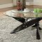 Hagelin Coffee Table in Black & Chrome 84530 by Acme w/Options