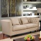 Imani Sofa CM6860 in Beige Fabric w/Options