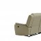 UM014 Power Motion Sofa Beige Leather Gel by Global w/Options