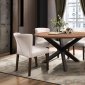 Nelina 5Pc Dinette Set 5597-53 in Light Walnut & Espresso