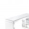 Noralie Writing Desk 93118 in Mirrored by Acme w/USB Port