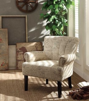 Langdale Accent Chair 1212F2S in Fabric by Homelegance