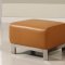 Erika Chair in Camel Leather w/Optional Ottoman by Whiteline