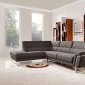 Navarro Sectional Sofa 1612 in Brown Fabric by VIG