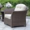 Bowbells 6PC Outdoor Patio Set CM-OS1829BR in Brown & Beige