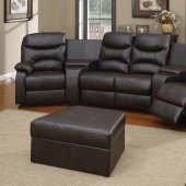 50110 Spokane Home Theater Sectional Sofa in Brown by Acme